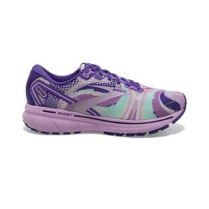 Brooks Ghost 14 Road Running Shoes - Womens, Purple/Pink | IE-CQL264091